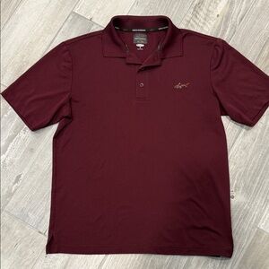 Greg Norman Collection Burgundy Polo Shirt